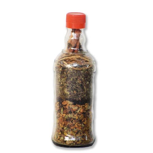Ayurvedic Herbal Hair Oil Mix Glass Bottle - Image 4